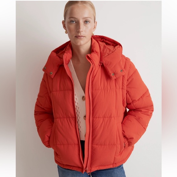 Madewell Modular Quilted Puff Coat - Picture 2 of 13